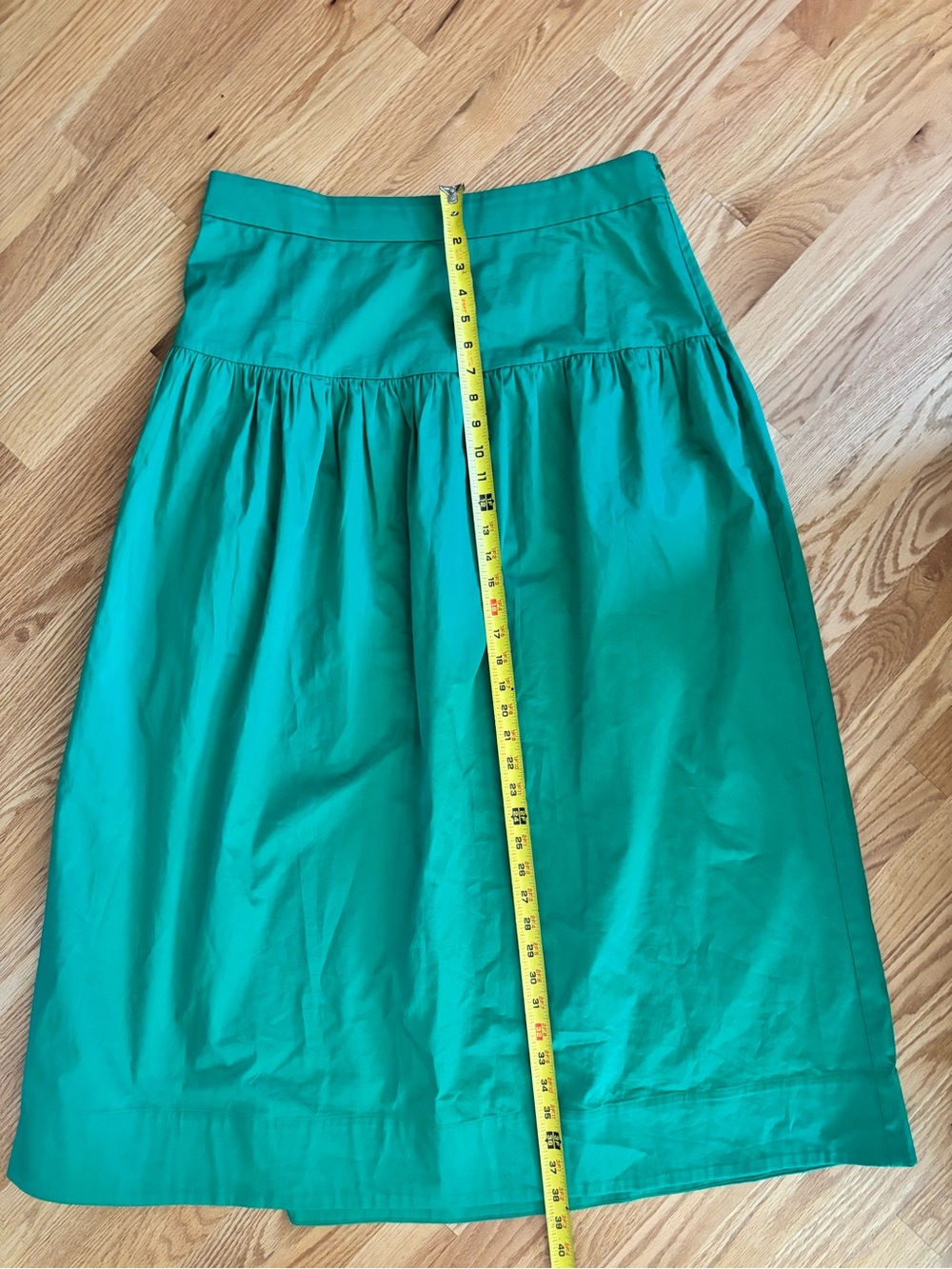 Boden Yoke Detail Maxi Skirt in Emerald Green Size 12 - Picture 8 of 9